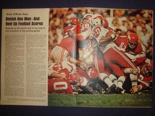221120CR CFL Football Open Up Payoff Zone November 4 1967 Newspaper