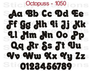 1050 Custom Window Letters Vinyl Graphic Fancy Bold Text Sticker Decal