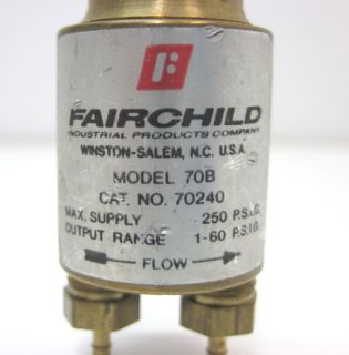fairchild mini brass regulator 708