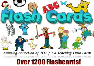 Flashcards 1200 ESL Tefl Beginner English Teaching CD