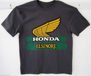 Honda Elsinore T Shirt HRC Retro XR75 MR50 MT250 1973 CR250M CR125
