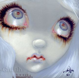Fairy Face 175 Jasmine Becket Griffith Big Eye Vampire Fairy Signed