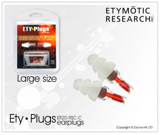 Etymotic Research ETYPlug ER 20 RSC C High Fidelity Earplugs