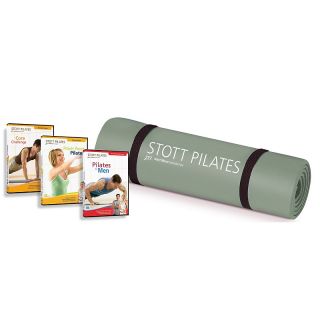 108 154 stott pilates stott pilates his pilates mat kit with 3 workout