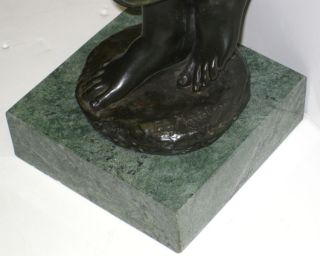 Eugene Marioton Muse des Bois Bronze Sculpture