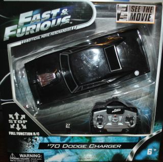 Very Cool RARE Fast Furious Remote Control Car 70 Dodge Charger Full