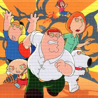 Family Guy Blotter Art Perforated Psychedelic