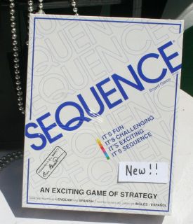 Sequence Family Fun Strategy Board Game by Jax NEW NIB