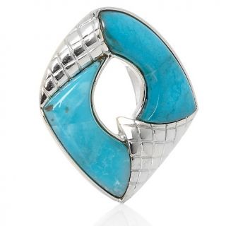 176 992 mine finds by jay king blue turquoise sterling silver enhancer