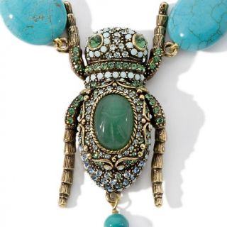 172 854 heidi daus heidi daus sparkling scarab simulated turquoise and