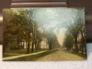  PA Canton Main Street Vintage Postcard