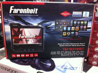 Farenheit Tid 831NRBT 8 3 LCD Touchscreen Monitor DVD CD Player w