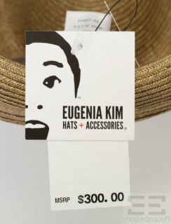 Eugenia Kim Max Toyo Multicolor Floral Band Fedora Hat Size Medium New