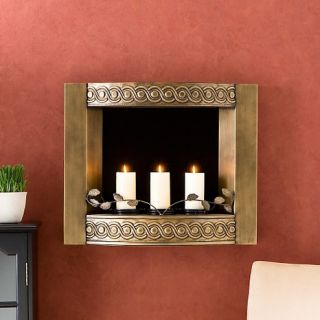 Home Furniture Fireplaces Gel Fireplaces Antique Gold, Wall Mount