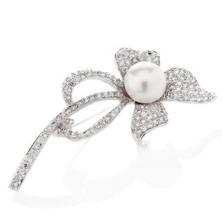 179 610 designs by veronica cultured freshwater pearl and cz flower