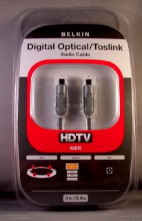 Belkin AM20002 03 Digital Optical Toslink Audio Video 3 3 Feet Foot