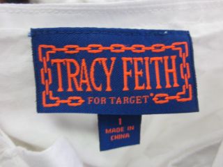 you are bidding on a tracy feith for target white cotton tank dress in