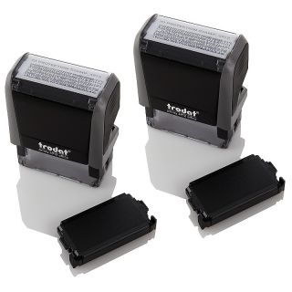 205 904 trodat 2 pack of self inking id protection stamps note
