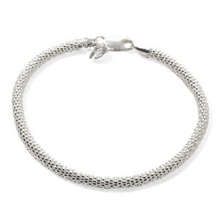 201 879 la dea bendata sterling silver popcorn chain 7 1 2 bracelet