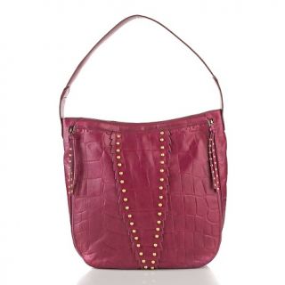 210 642 chi by falchi embossed leather croco tail hobo rating 1 $ 299