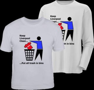 Keep Liverpool Clean Everton Funny Football T Shirt