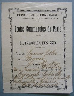 RARE 1908 French Book Fairies Fees En Train de Plaisir