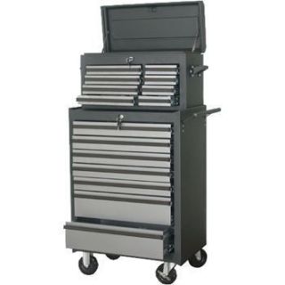 Excel 26 Tool Chest Storage Cabinet on Wheels Combo for Home Garage