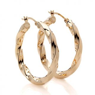 231 983 technibond bold twisted hoop earrings rating be the first to