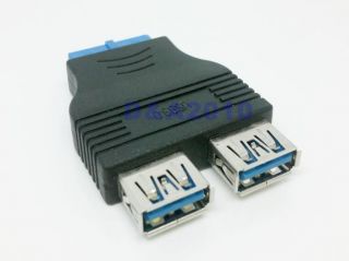 Ports USB 3 0 A Female to Motherboard 20pin Adapter