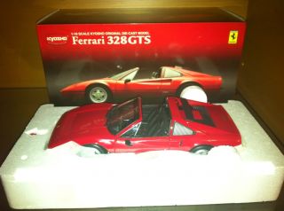 18 Ferrari 328 GTS by Kyosho   Never Displayed / Newly Opened Box