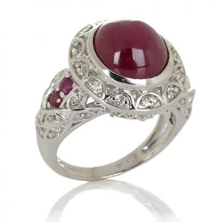 208 308 victoria wieck ruby and white topaz sterling silver ring