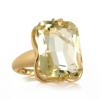 221 978 technibond emerald radiant cut quartz bold solitaire ring note