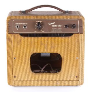 1955 FENDER CHAMP AMP   5D1   ORIGINAL   EXCELLENT TWEED