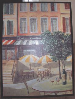 Fabrice de Villeneuve Giclee Print Numbered 90 955 Cafe de La