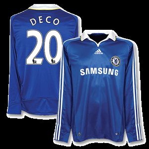  Chelsea Home Jersey 2008 09 with Barclays EPL Badges 2X Large