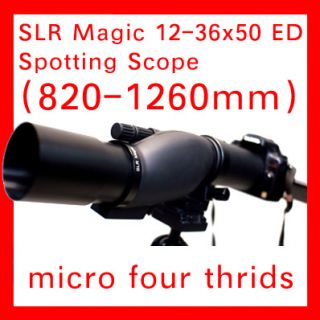 SLR Magic 12 36x50 Ed 420 1260mm GH2 GH1 G3 GF1 GF2 GX1 EPL1 EPL2 EP1