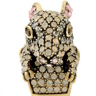 Heidi Daus The Honey Bunny Crystal Accented Ring