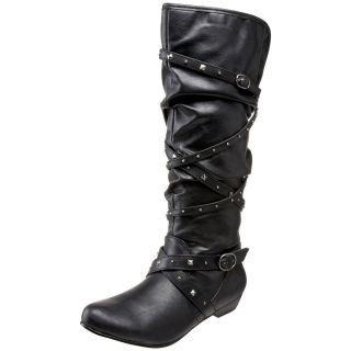 New Fergalicious by Fergie Roughrider Womens Boots Black