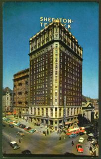 Sheraton Ten Eyck Hotel Albany NY postcard 1950s