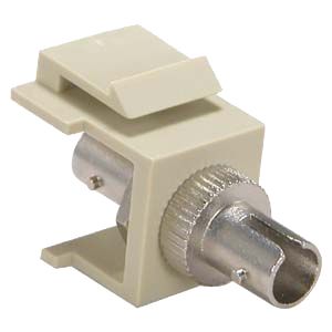St Fiber Optic Cable Connector for Keystone Faceplate