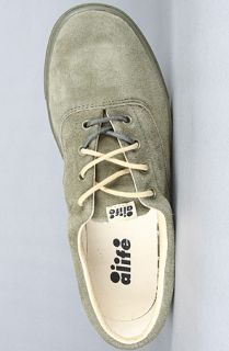 Alife The Public Naval Suede Sneakers in Army Green
