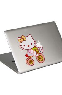 Yamamoto Industries Macbook HD Decal Hello Kitty on bike  Karmaloop