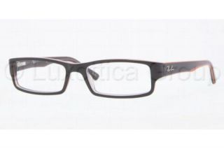 Ray Ban RX5246 Eyeglass Frames 5091 5016 Brown on Brown RX5246 5091