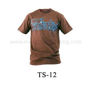 Fairtex Muay Thai Kick Boxing K1 MMA Splatter Script T Shirt TS 12