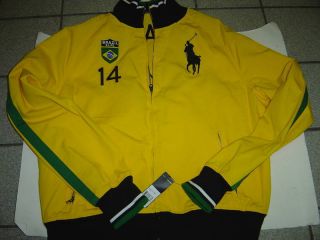Mens Ralph Lauren Brazil FIFA World Cup Jacket Size XL $198