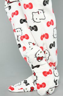 Hello Kitty Intimates The Scarlet Fever Footie PJ in White