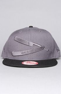 The Franks Chop Shop Razor Snapback Cap in Dark Grey & Silver
