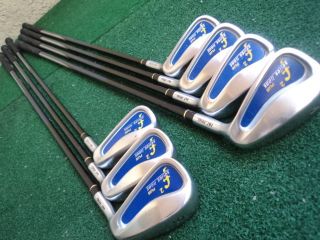 F2 Plus Irons 4 PW 7pc Golf Club Iron Set RH Graphite Stiff