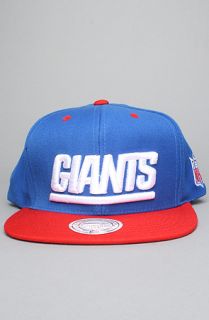 Mitchell & Ness The NFL Wool Snapback Hat in Blue Red