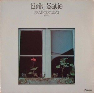 France Clidat Erik Satie Piano French LP Forlane 3514